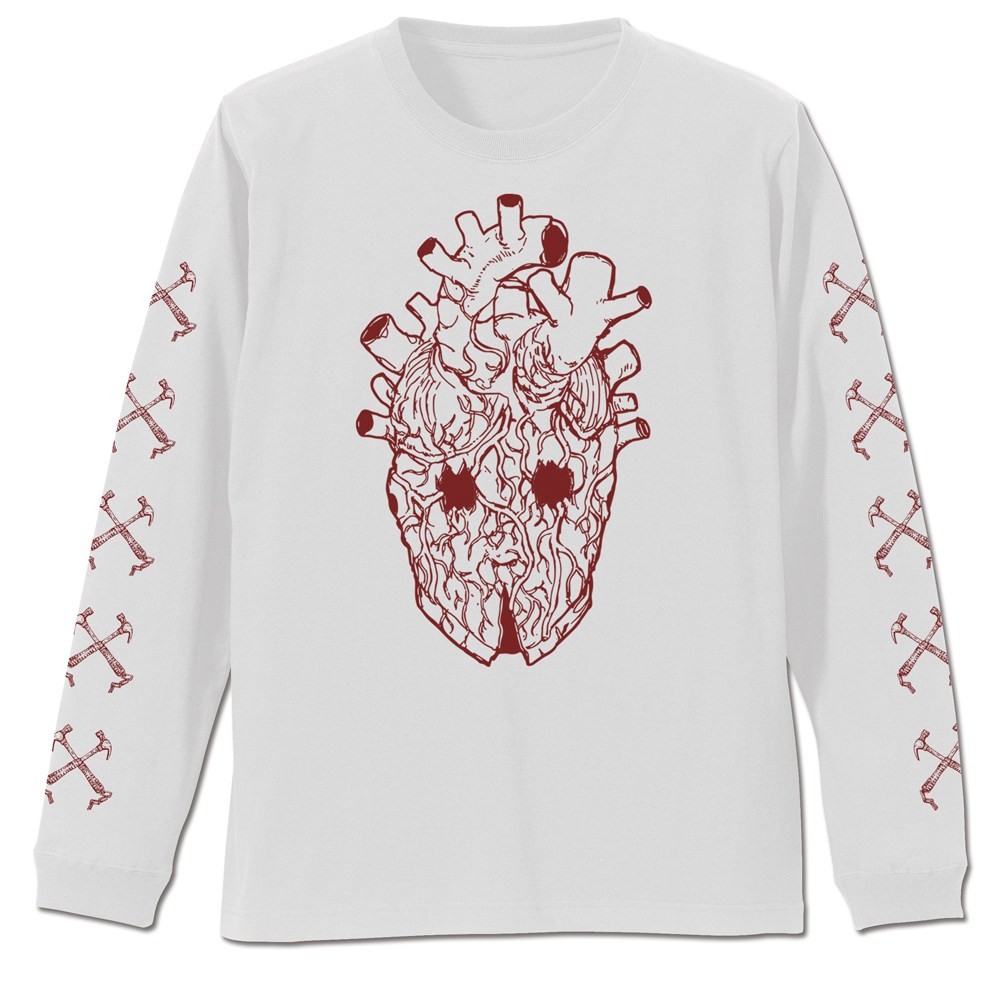 Cospa Dorohedoro (Original Ver.) Shin Mask Long Sleeve T-Shirt / White L image 2