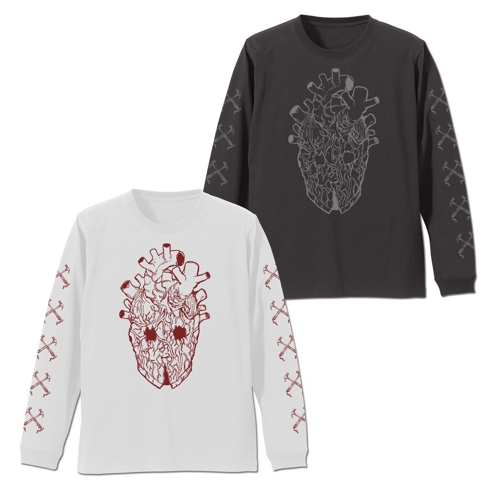 Cospa Dorohedoro (Original Ver.) Shin Mask Long Sleeve T-Shirt / White L image 4