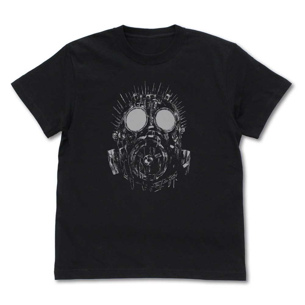 Cospa Dorohedoro (Original Ver.) Caiman Mask T-Shirt / Black XL (Anime Toy) image 2
