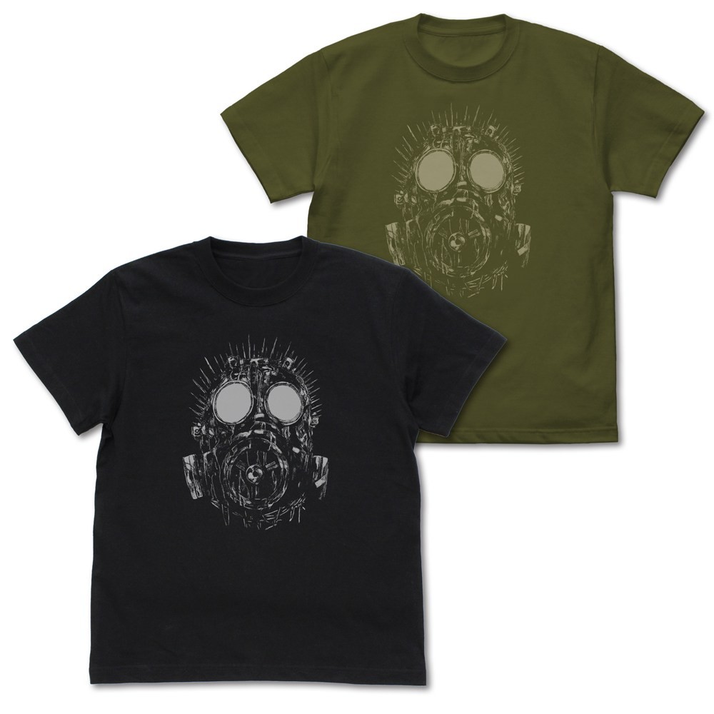 Cospa Dorohedoro (Original Ver.) Caiman Mask T-Shirt / Black XL (Anime Toy) image 3