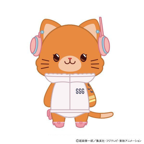 Movic One Piece Egg Head Ver. with Cat Plush Key Ring w/Eyemask / Nami (Anime Toy) Bild 2