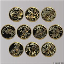 Square Enix Final Fantasy XIV Gold Badge Collection (Set of 10) (Anime Toy)