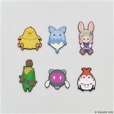 Square Enix Final Fantasy XIV Rubber Magnet Collection Vol.1 (Set of 6) (Anime Toy)