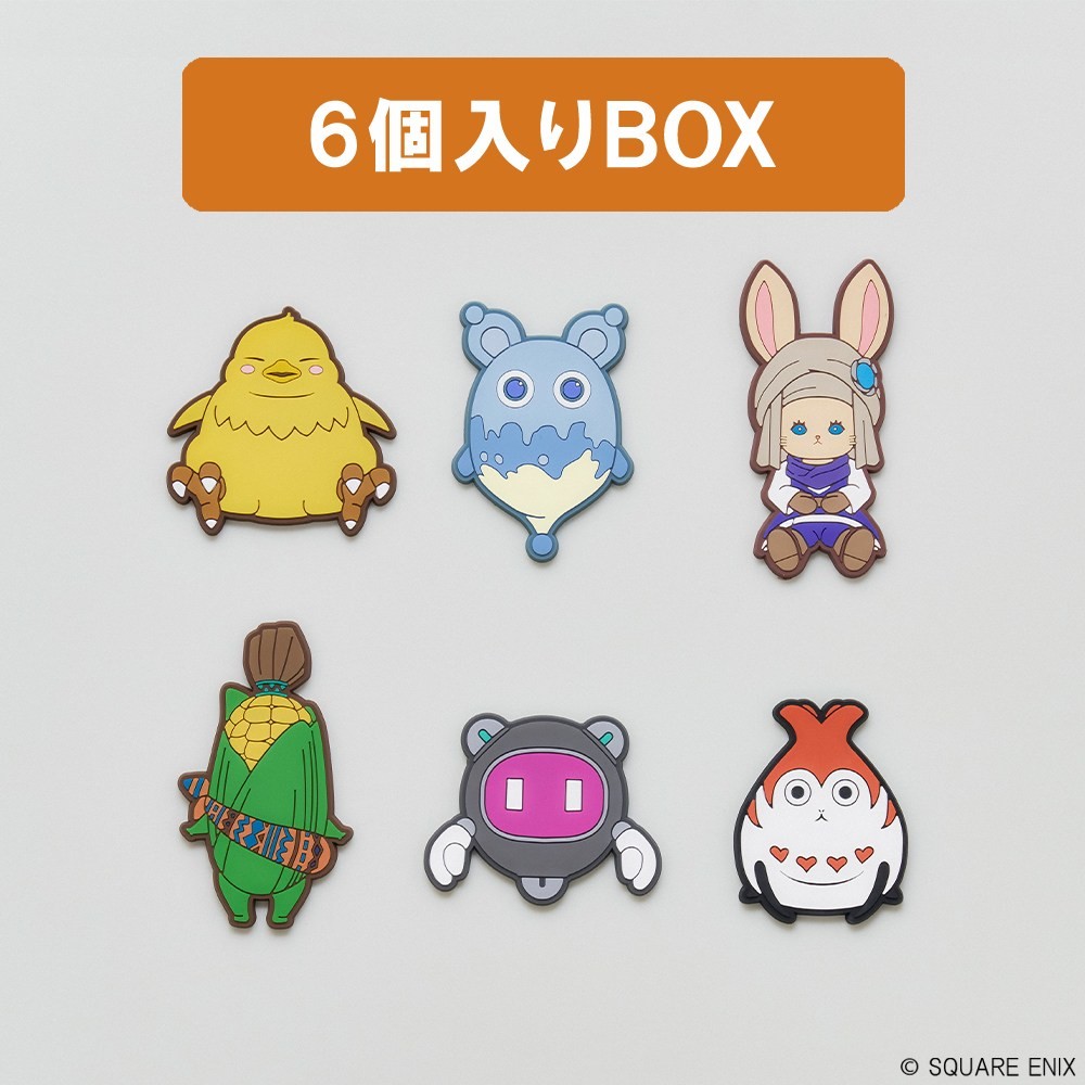 Square Enix 파이널 판타지 XIV 러버 마그넷 컬렉션 Vol.1 (6종 세트) (애니메이션 토이) 이미지 3