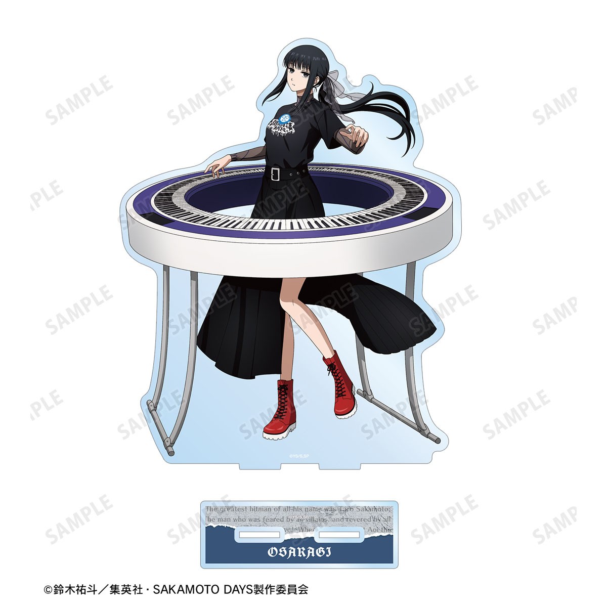 arma bianca Sakamoto Days [Especially Illustrated] Osaragi Rock Band Ver. Extra Large Acrylic Stand รูปภาพ 3