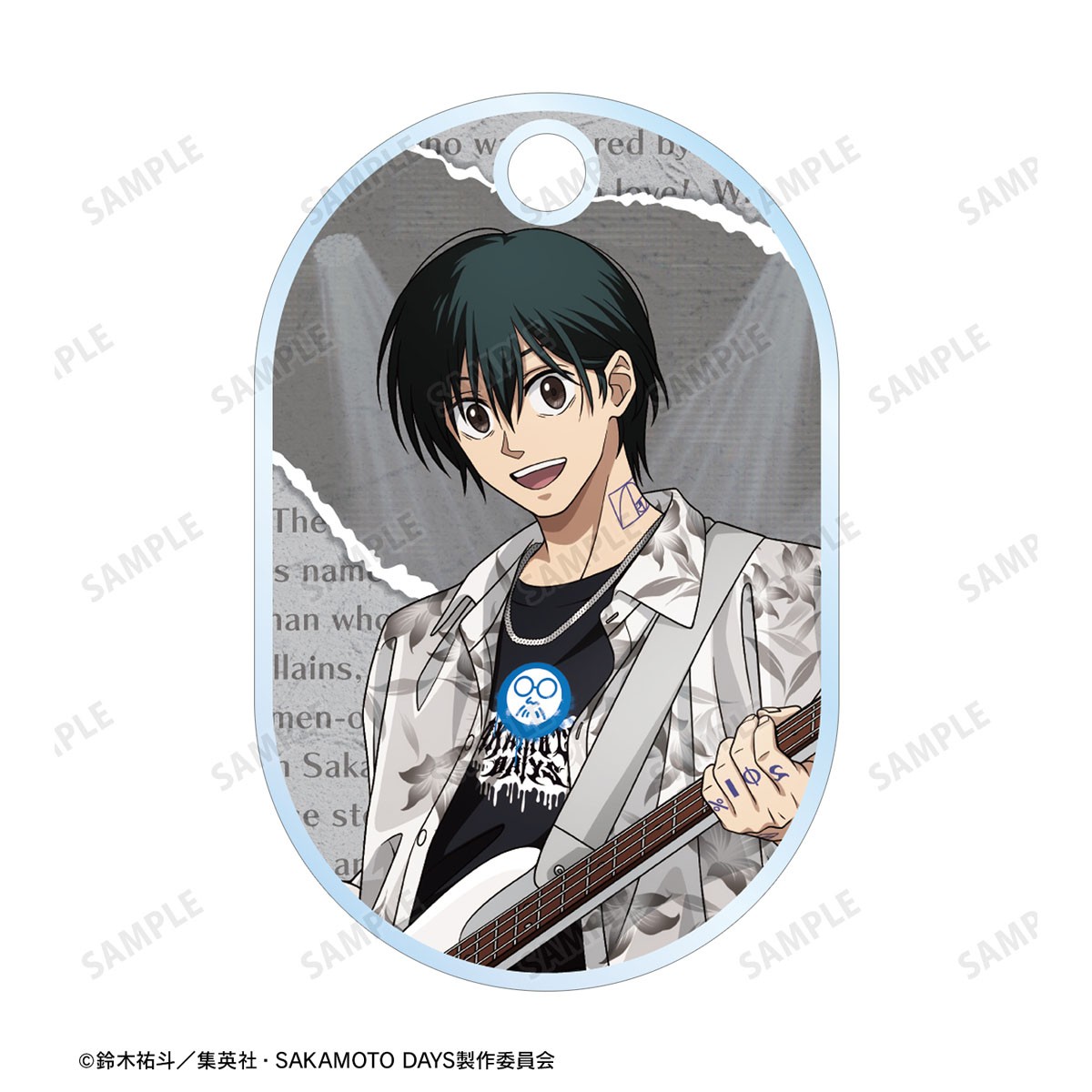 arma bianca Sakamoto Days [Especially Illustrated] Nagumo Rock Band Ver. Twin Wire Acrylic Key Ring รูปภาพ 3
