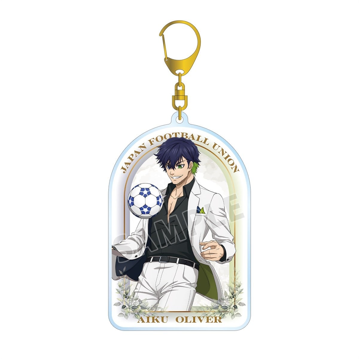 arma bianca Blue Lock [Especially Illustrated] Oliver Aiku Suits Model Ver. Vol.2 Big Acrylic Key Ring รูปภาพ 2