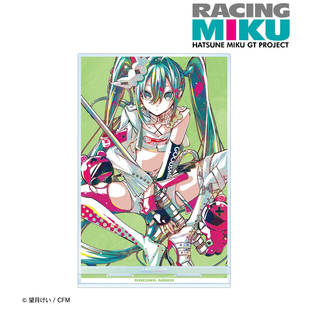 arma bianca 初音未来 GT Project Racing Miku 2025Ver. Ani-Art Vol.2 大亚克力立牌 Ver. C (动漫周边) 图片 2