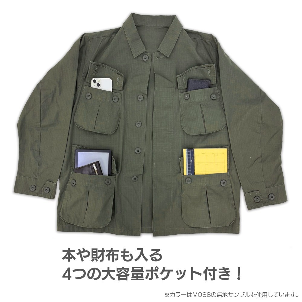 Cospa Girls und Panzer das Finale Oarai Girls High School Fatigue Jacket Ver.2.0 / Moos M Bild 7