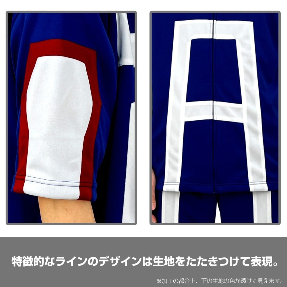 Cospa Animation [My Hero Academia] U.A. High School Sweat Suit (Short Sleeve Set of Top and Bottom) / Mens L รูปภาพ 8