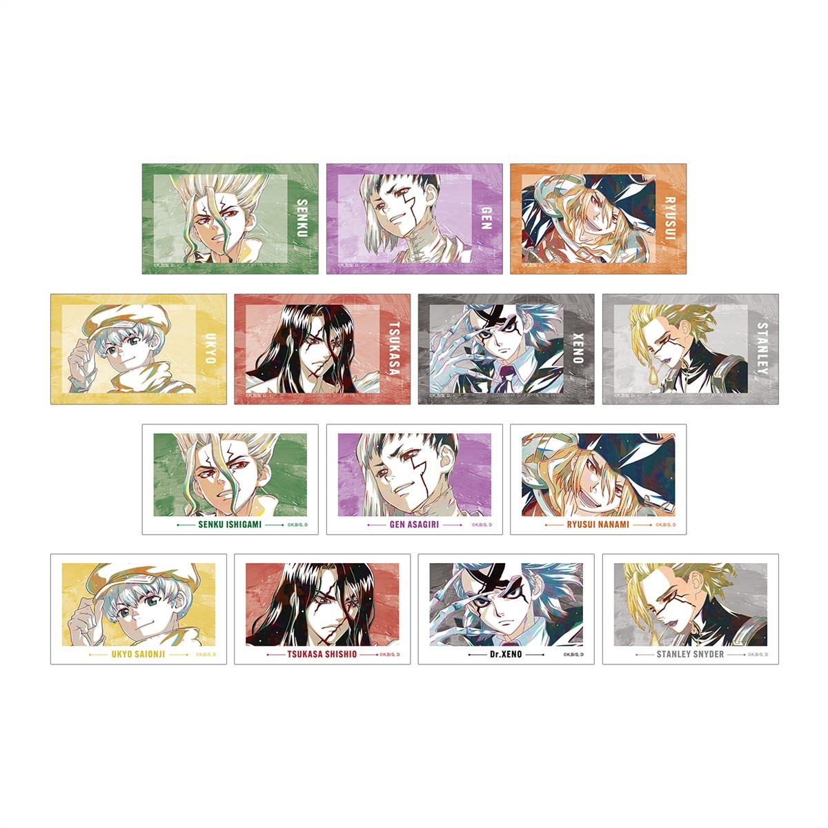 arma bianca Dr. Stone Trading Ani-Art Vol.3 Illust Card (14er Set) (Anime Toy) Bild 2