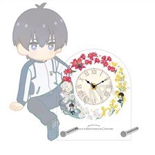 arma bianca Blue Lock Yoichi Isagi &amp; Meguru Bachira &amp; Hyoma Chigiri Botania Vol.2 Acrylic Stand Clock Bild 1