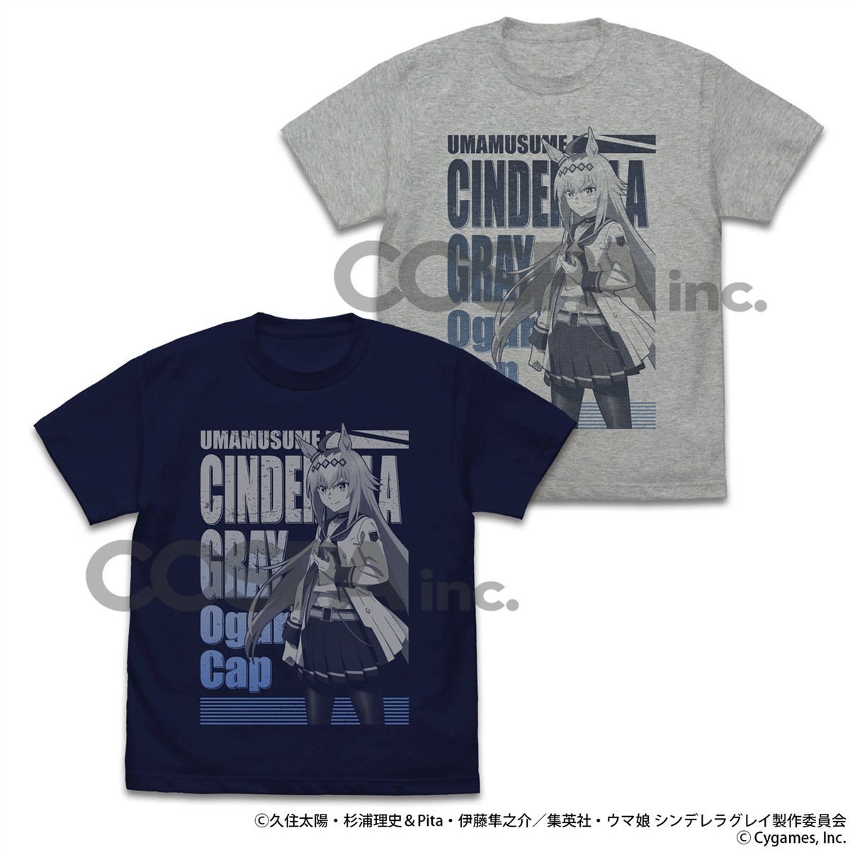 Cospa Animation [Uma Musume Cinderella Gray] Oguri Cap T-Shirt / Navy L รูปภาพ 3