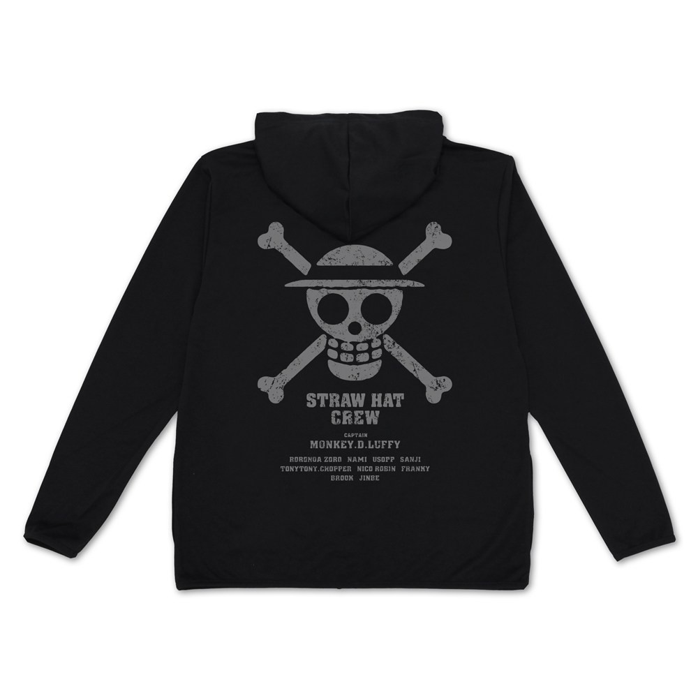 Cospa ワンピース 麦わらの一味 薄手ドライパーカー Ver.2.0 / ブラック XXL 画像 3
