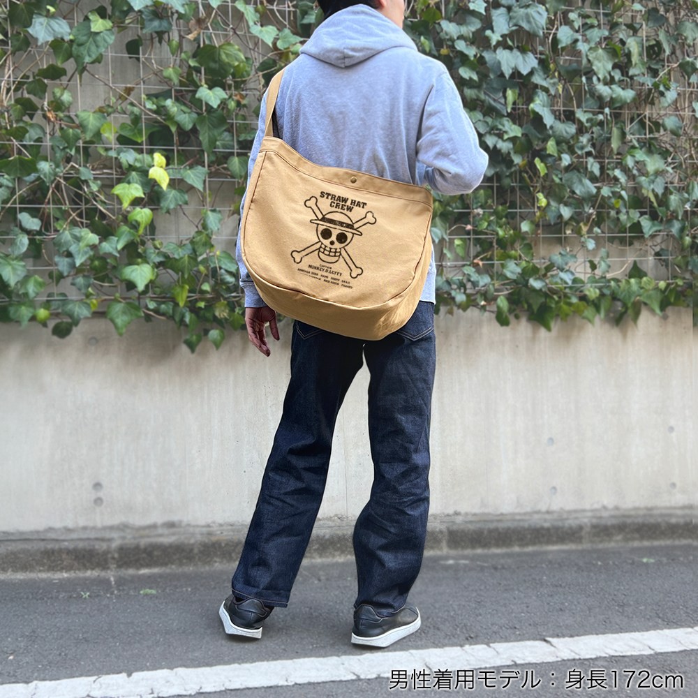 Cospa ワンピース 麦わらの一味 ニュースペーパーバッグ / サンドカーキ 画像 4
