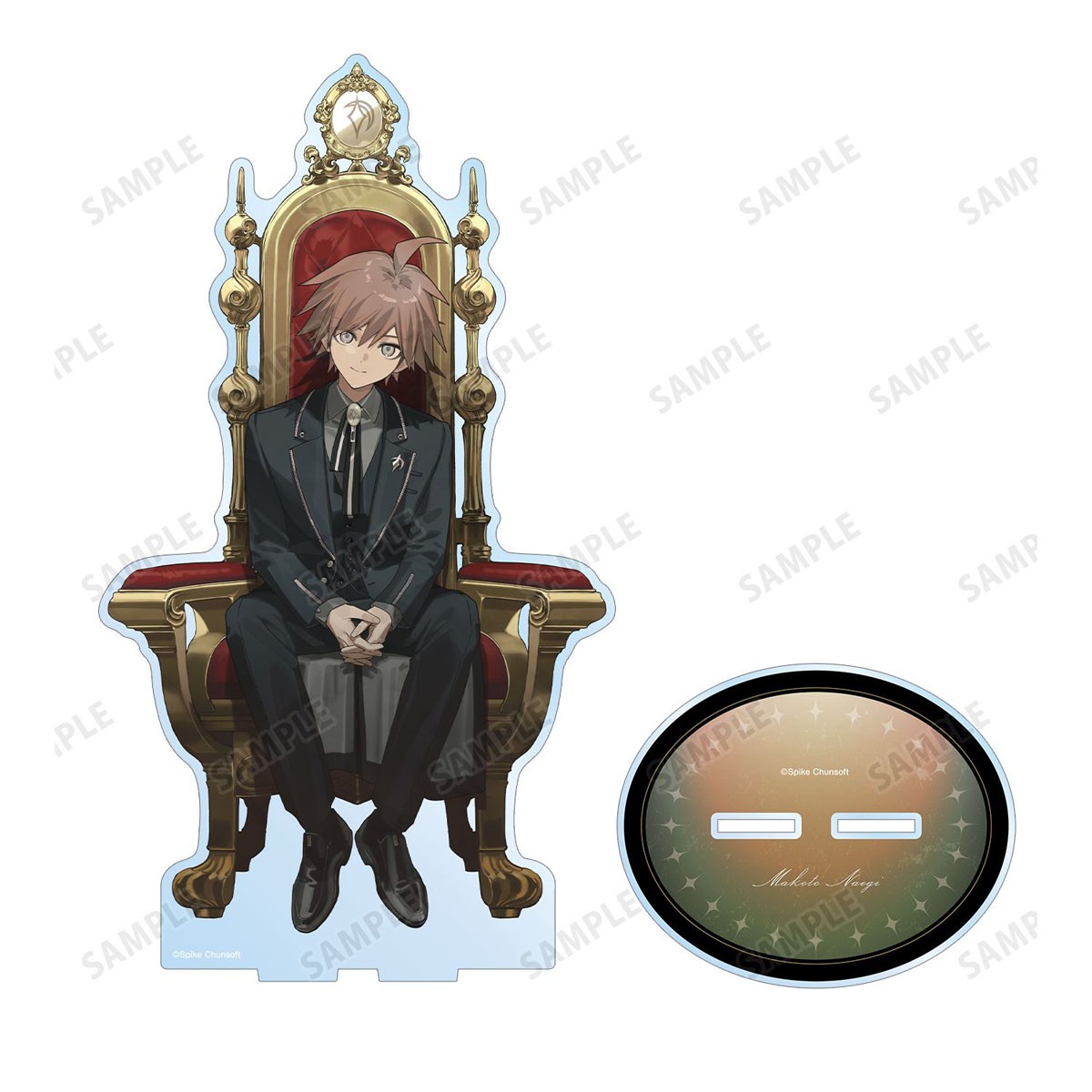 arma bianca Danganronpa Series Oyo Illustration Throne ver. Makoto Naegi Throne ver. Extra-Large Acrylic Stand (Anime Toy) Bild 3