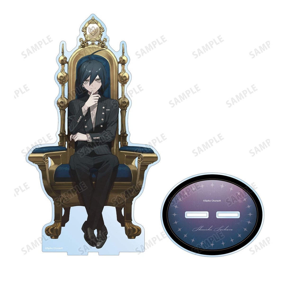 arma bianca Danganronpa Series Oyo Illustration Throne ver. Shuichi Saihara Throne ver. Extra-Large Acrylic Stand (Anime Toy) 圖片 3