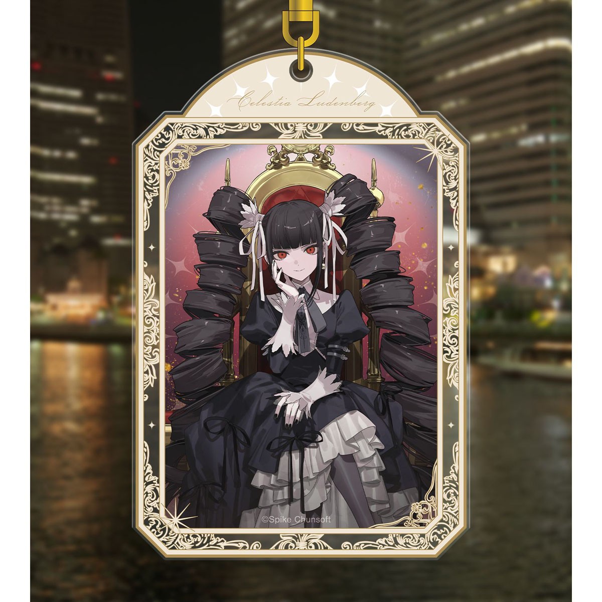 arma bianca Danganronpa Series Oyo Illustration Throne ver. Celestia Ludenberg Throne ver. BIG Acrylic Keyholder (Anime Toy) รูปภาพ 3
