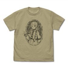 Cospa Frieren: Beyond Journey`s End Braids Frieren T-Shirt / Sand Khaki XL (Anime Toy) image 1
