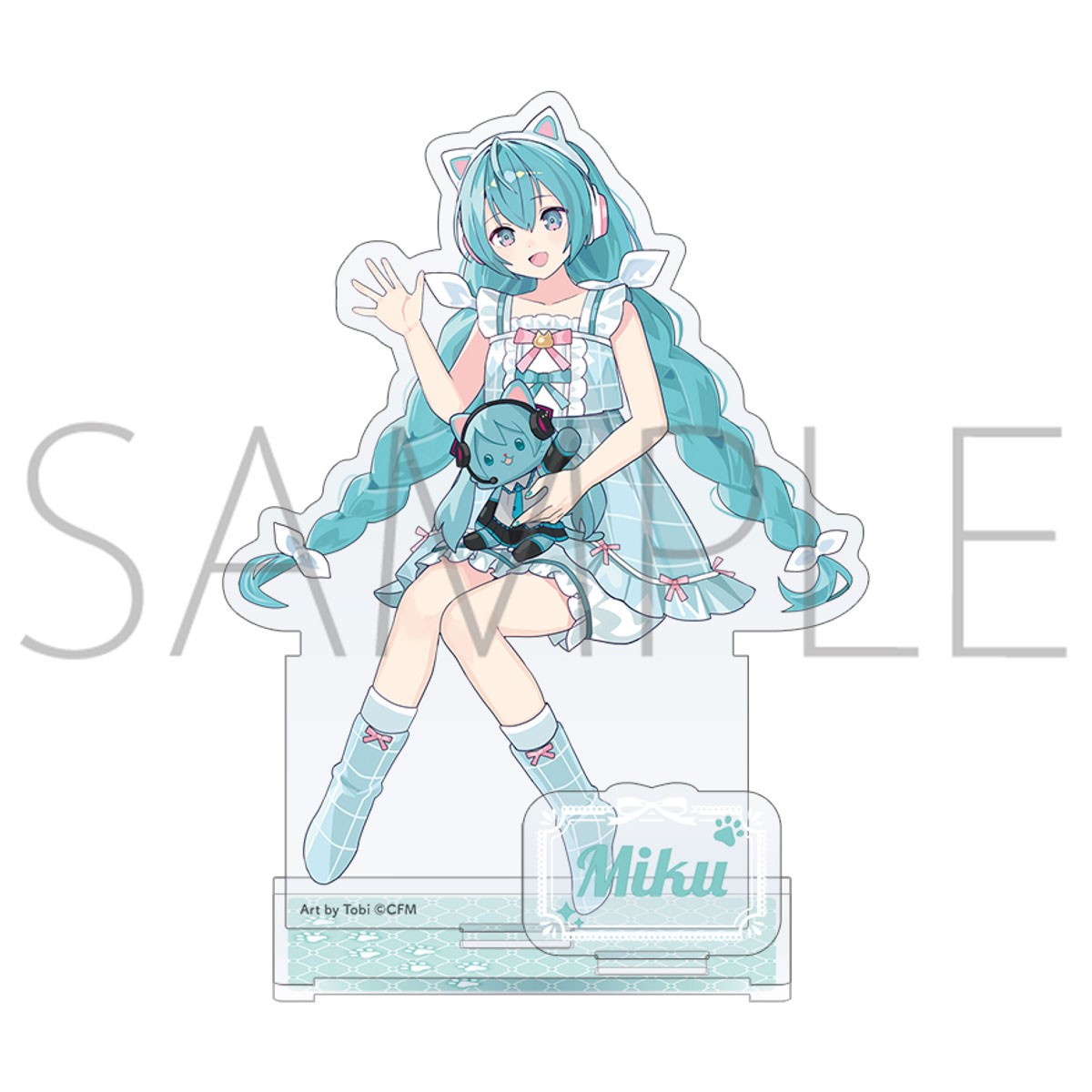Movic Hatsune Miku Series withCAT ขาตั้งอะคริลิค / Hatsune Miku (ของเล่นอนิเมะ) รูปภาพ 2
