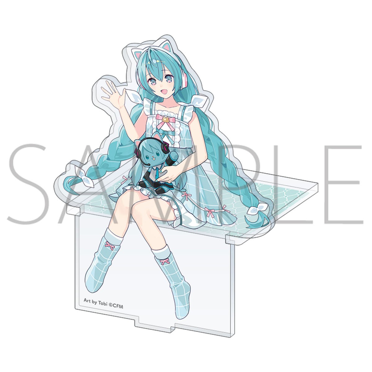 Movic Hatsune Miku Series withCAT ขาตั้งอะคริลิค / Hatsune Miku (ของเล่นอนิเมะ) รูปภาพ 3