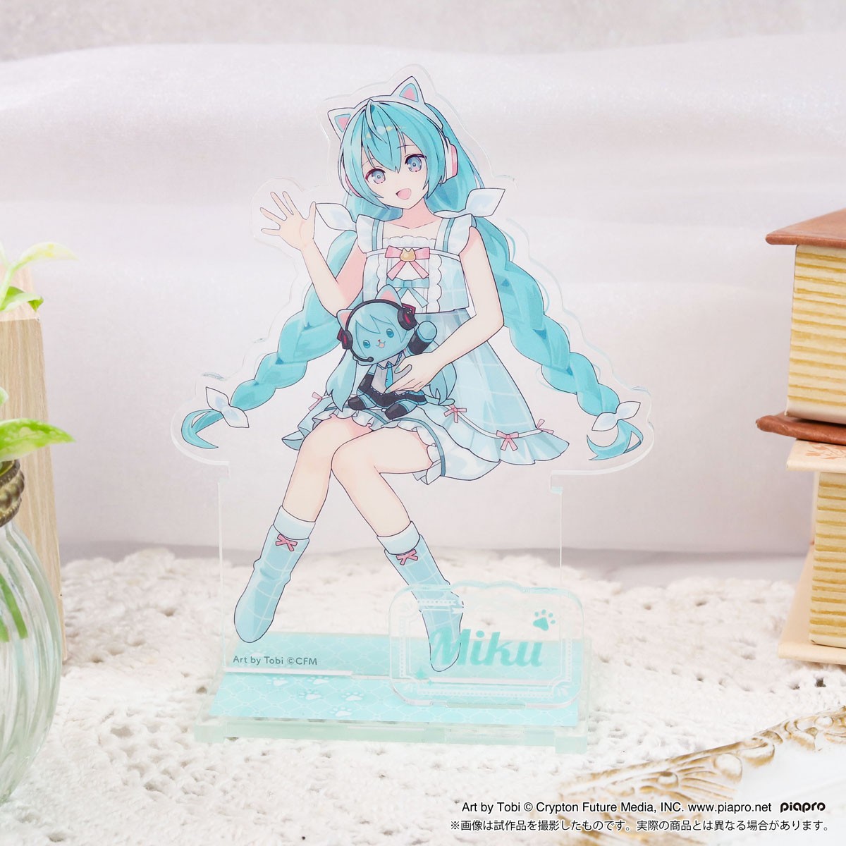 Movic Hatsune Miku Series withCAT ขาตั้งอะคริลิค / Hatsune Miku (ของเล่นอนิเมะ) รูปภาพ 5