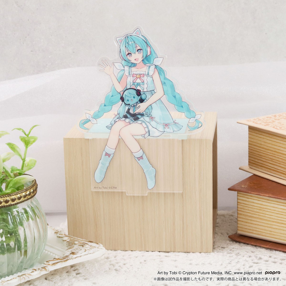Movic Hatsune Miku Series withCAT ขาตั้งอะคริลิค / Hatsune Miku (ของเล่นอนิเมะ) รูปภาพ 6
