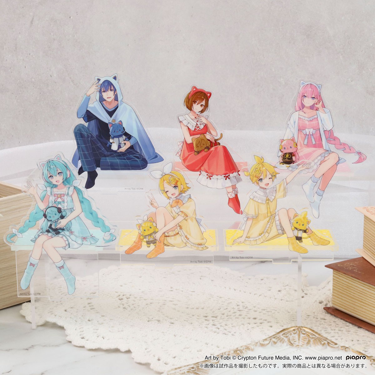 Movic Hatsune Miku Series withCAT ขาตั้งอะคริลิค / Hatsune Miku (ของเล่นอนิเมะ) รูปภาพ 7