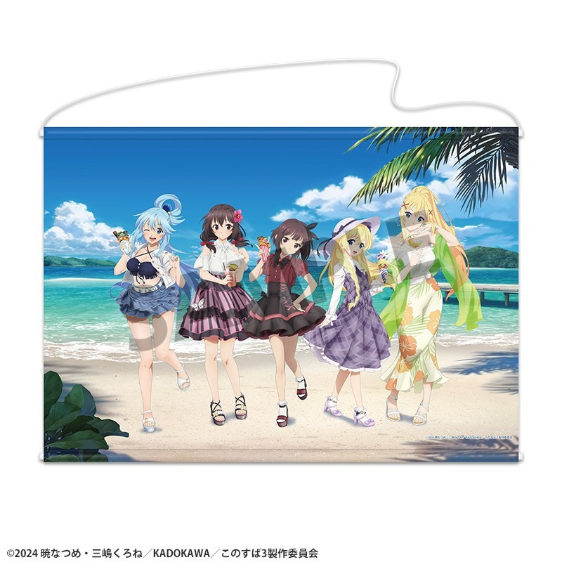 Hobby Stock KonoSuba: God's Blessing on this Wonderful World! [Besonders Illustriert] B2 Wandbehang Vacance Ver. (Anime-Spielzeug) Bild 2
