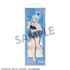 Hobby Stock KonoSuba: God's Blessing on this Wonderful World! [Special Illustration] Slim Tapestry Aqua Vacance Ver. (Anime Toy)