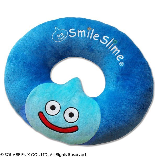 Square Enix Dragon Quest Smile Slime Circle Cushion Slime รูปภาพ 2