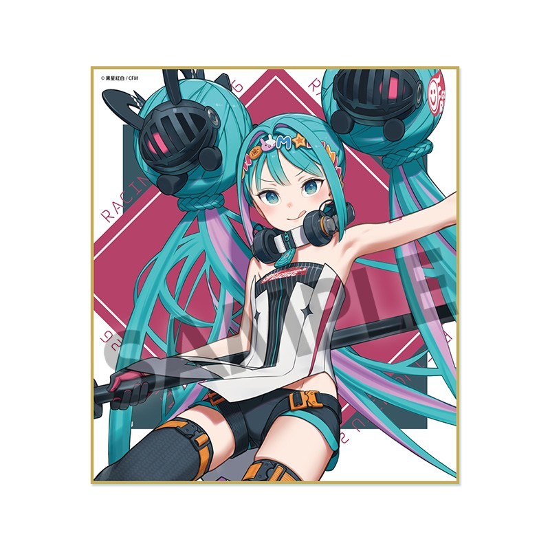 Hobby Stock Racing Miku 2026 Key Visual 2 Ver. Mini Colored Paper (Anime Toy) Bild 2