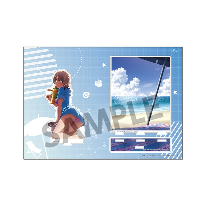 Hobby Stock My Teen Romantic Comedy Snafu Too! Acrylic Stand w/Background Iroha Isshiki Swimwear 2019 Ver. (Anime Toy) 圖片 3