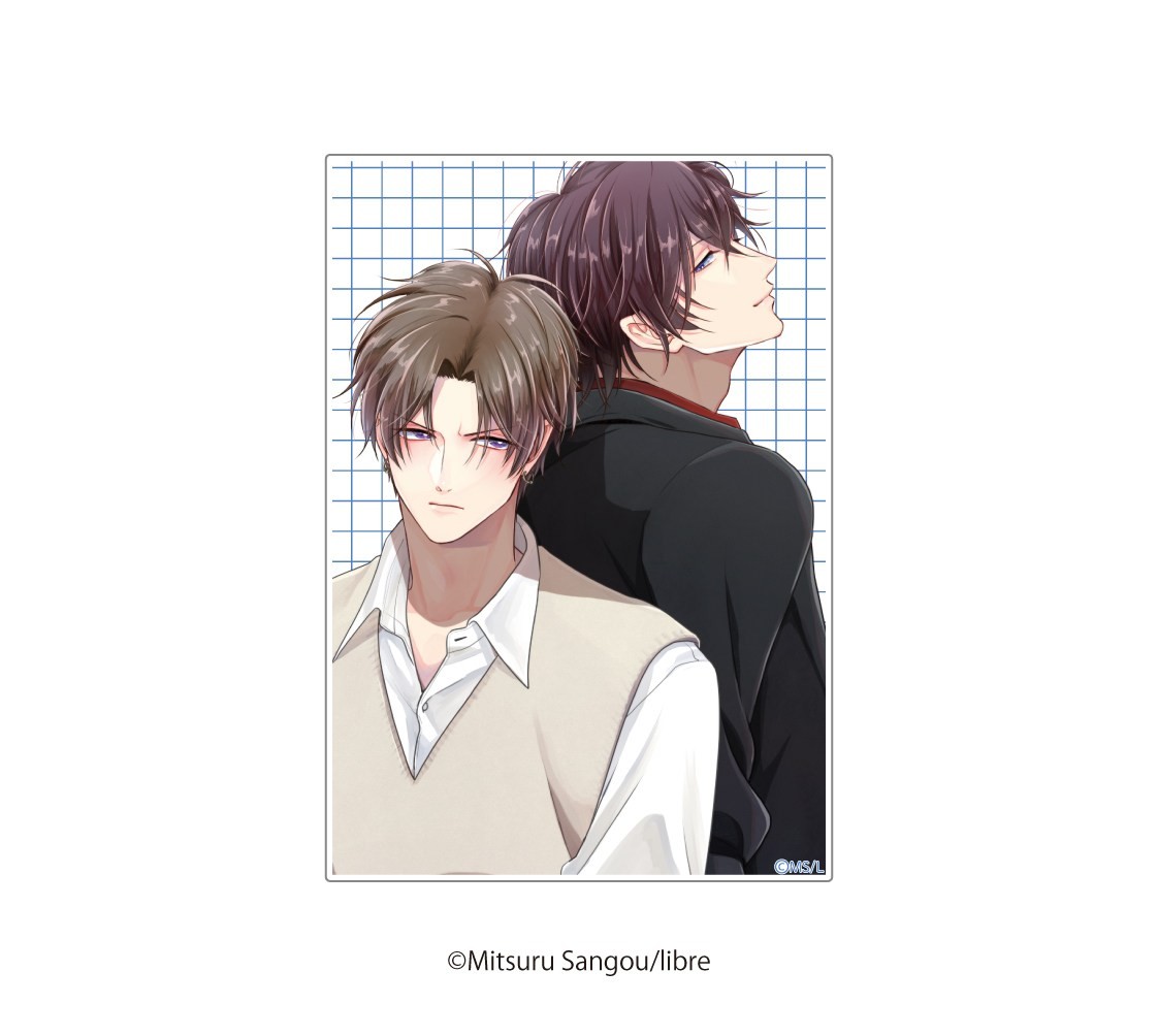 Leface Mask Danshi ha Koishitaku Nainoni. Random Acrylic Card (Set of 8) (Anime Toy) รูปภาพ 8