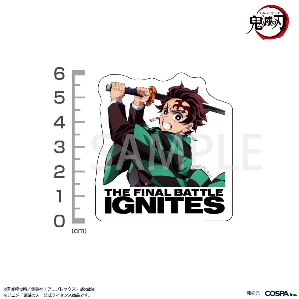 Cospa Animation [Demon Slayer: Kimetsu no Yaiba] Tanjiro Kamado Mini Sticker Set Bild 3