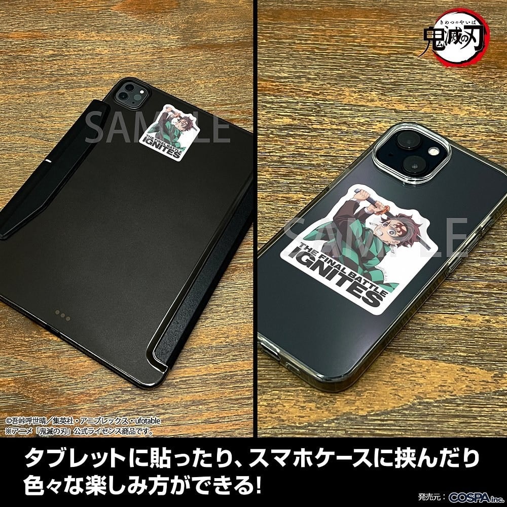Cospa Animation [Demon Slayer: Kimetsu no Yaiba] Tanjiro Kamado Mini Sticker Set Bild 4