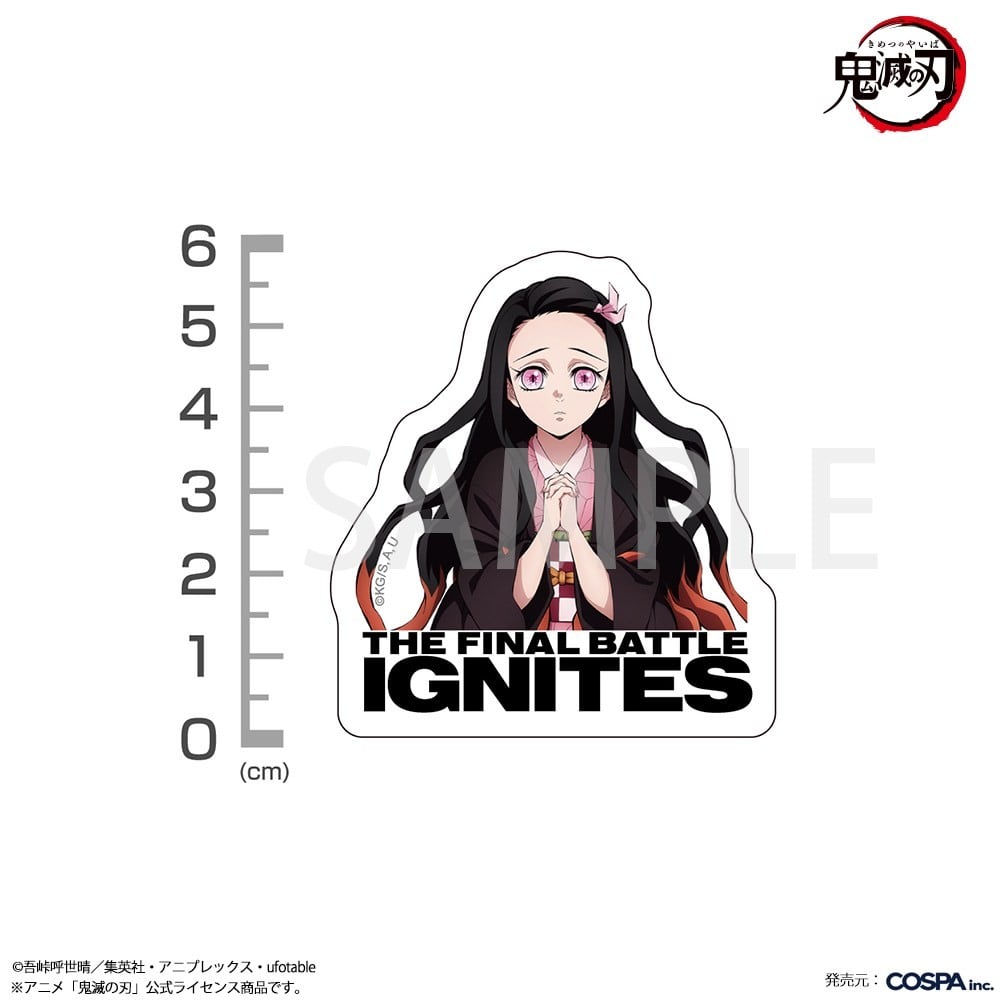 Cospa Animation [Demon Slayer: Kimetsu no Yaiba] Nezuko Kamado Mini Sticker Set Bild 3