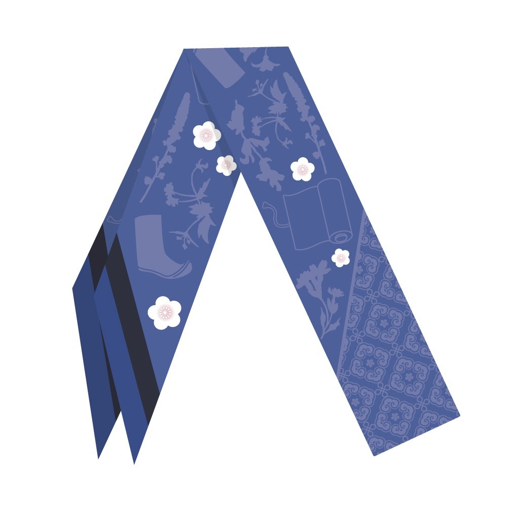 Toho The Apothecary Diaries Twilly Scarf Gaoshun Summer Garden Party 2026Ver. (Anime Toy) Bild 2
