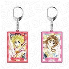 Contents Seed Phantom Thief Jeanne Double Sided Key Ring Ribbon 70th Cafe รูปภาพ 1