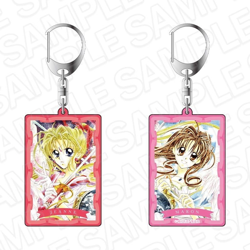 Contents Seed Phantom Thief Jeanne Double Sided Key Ring Ribbon 70th Cafe รูปภาพ 2