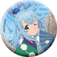 Movic KonoSuba: God's Blessing on this Wonderful World! Glitter Can Badge / Aqua