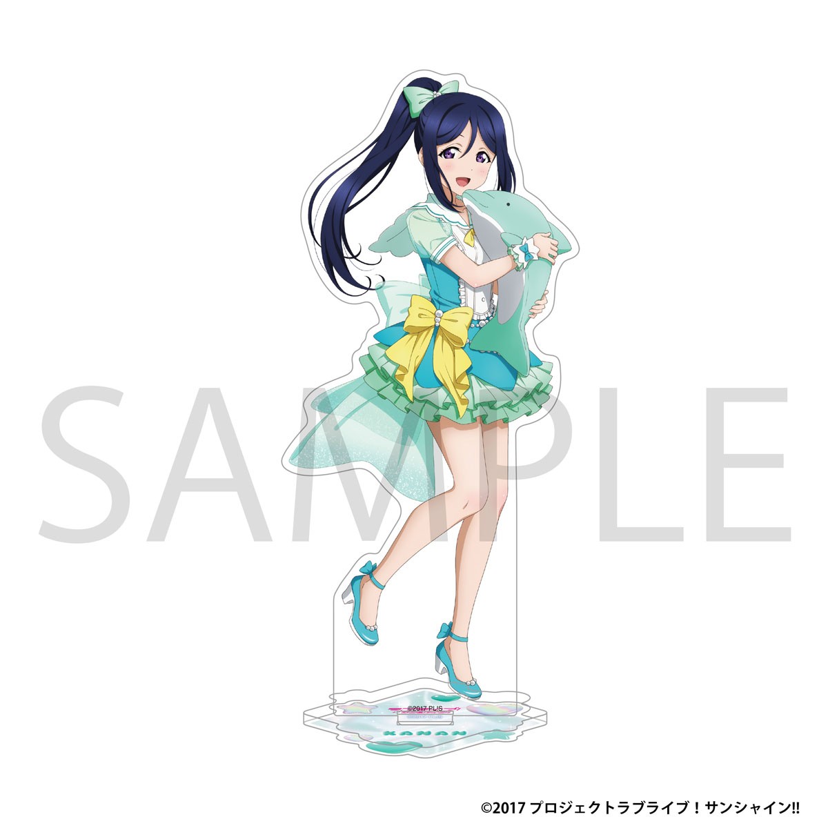 Movic Love Live! Sunshine!! Acrylic Stand / Kanan Matsuura Pukapuka Aqours Fair Ver. (Anime Toy) imagen 2