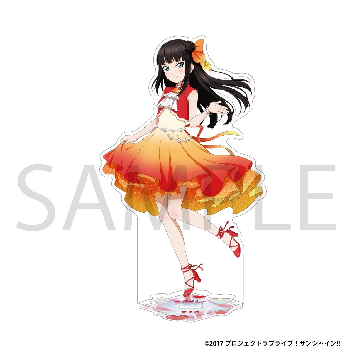 Movic Love Live! Sunshine!! Acrylic Stand / Dia Kurosawa Pukapuka Aqours Fair Ver. (Anime Toy) imagen 2