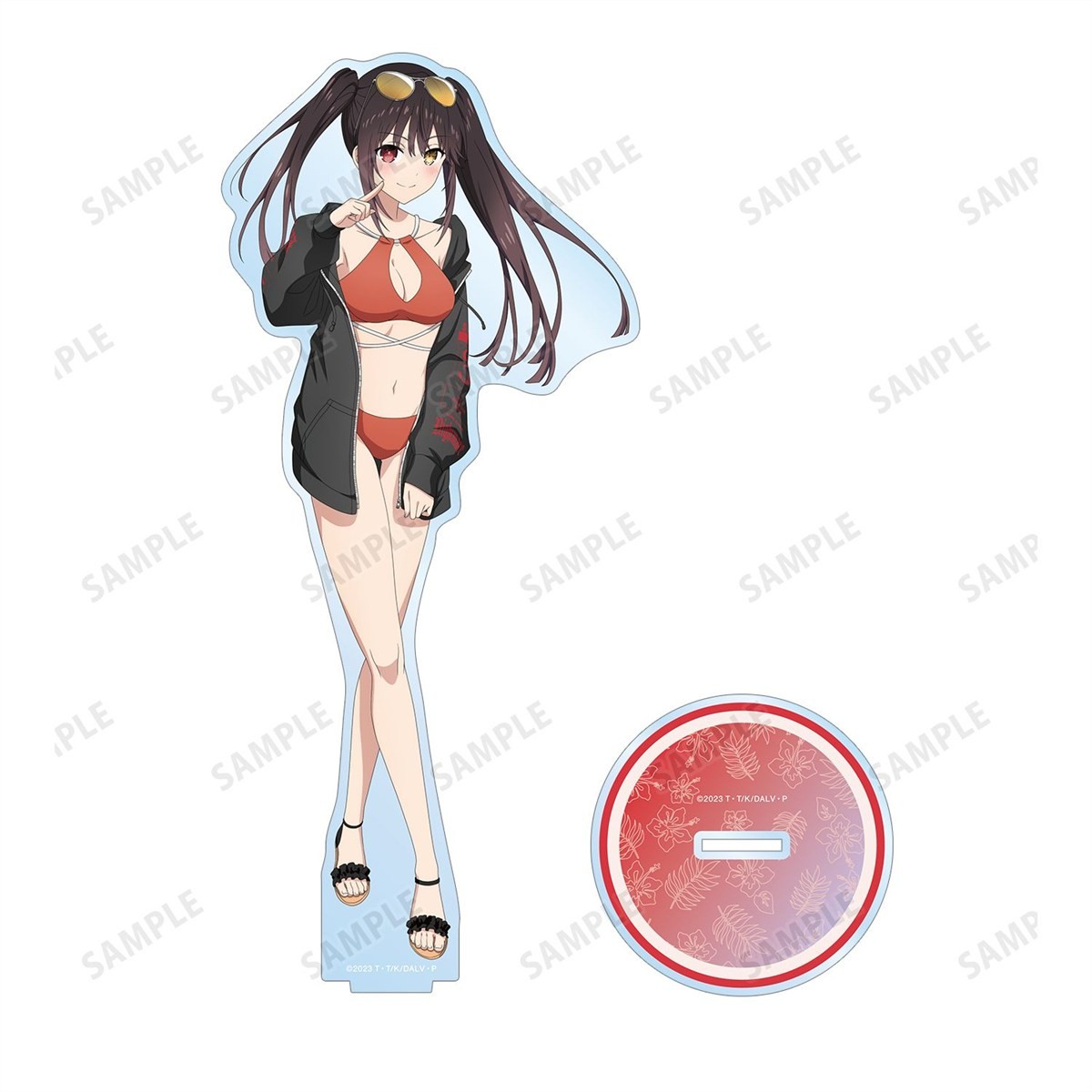 arma bianca Date A Live V [Especially Illustrated] Kurumi Tokisaki Beach Date Ver. Extra Large Acrylic Stand (Anime Toy) รูปภาพ 4