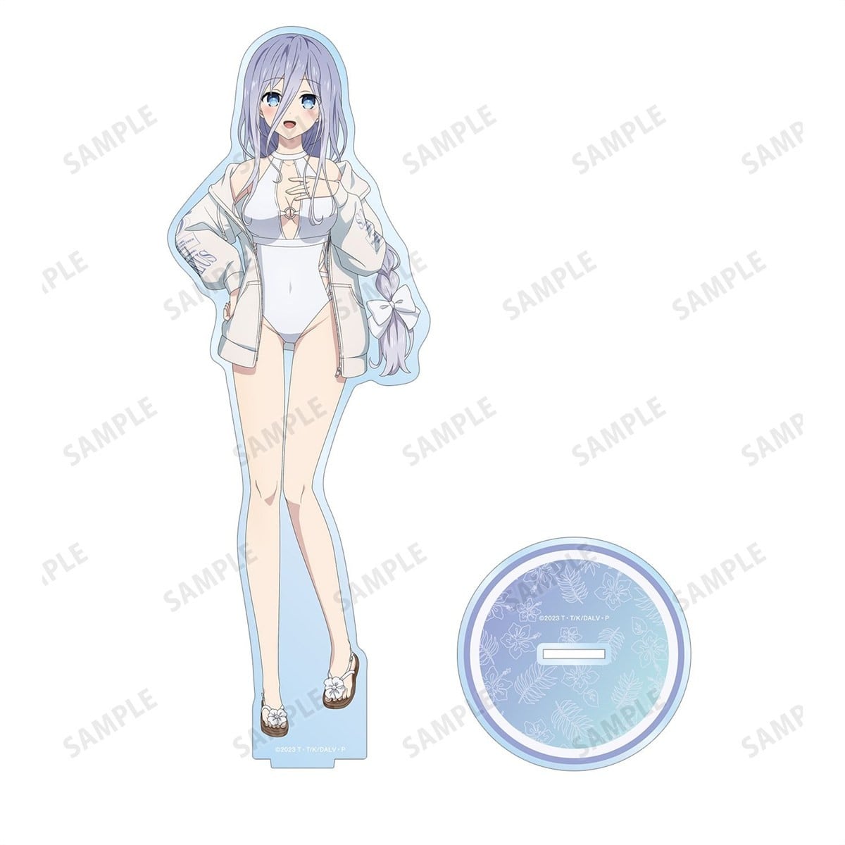 arma bianca Date A Live V [Especially Illustrated] Mio Takamiya Beach Date Ver. Extra Large Acrylic Stand รูปภาพ 4
