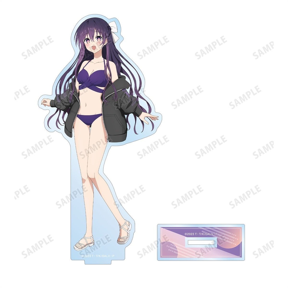 arma bianca Date A Live V [Especially Illustrated] Tohka Yatogami Beach Date Ver. Big Acrylic Stand รูปภาพ 4