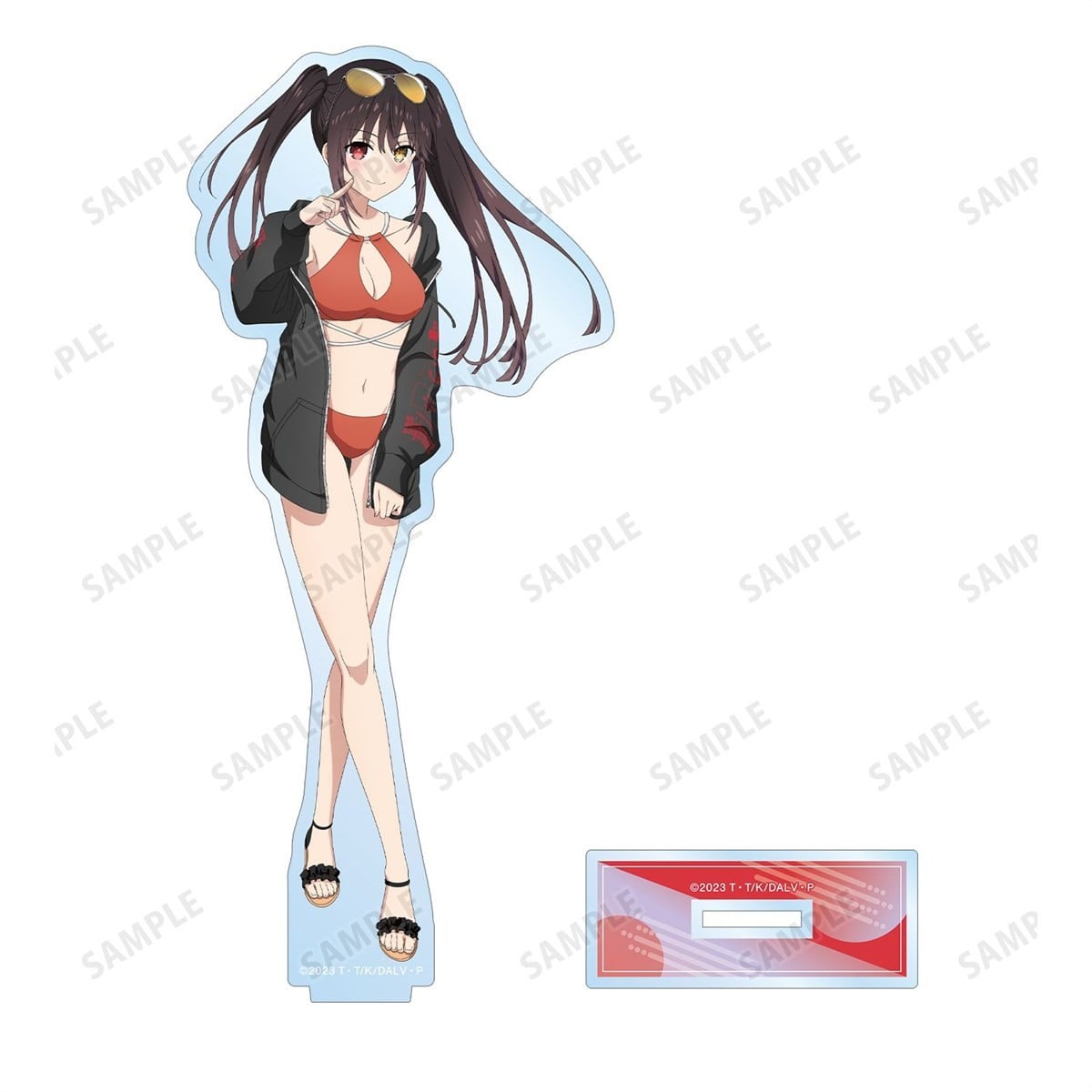 arma bianca Date A Live V [Especially Illustrated] Kurumi Tokisaki Beach Date Ver. Big Acrylic Stand รูปภาพ 4