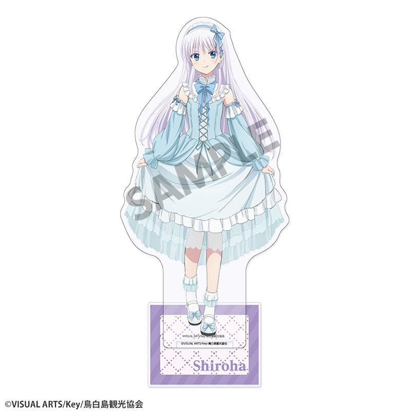 Hobby Stock Summer Pockets [Especially Illustrated] Großer Acryl-Ständer Shiroha Naruse Yumekawa Ver. (Anime Toy) Bild 2