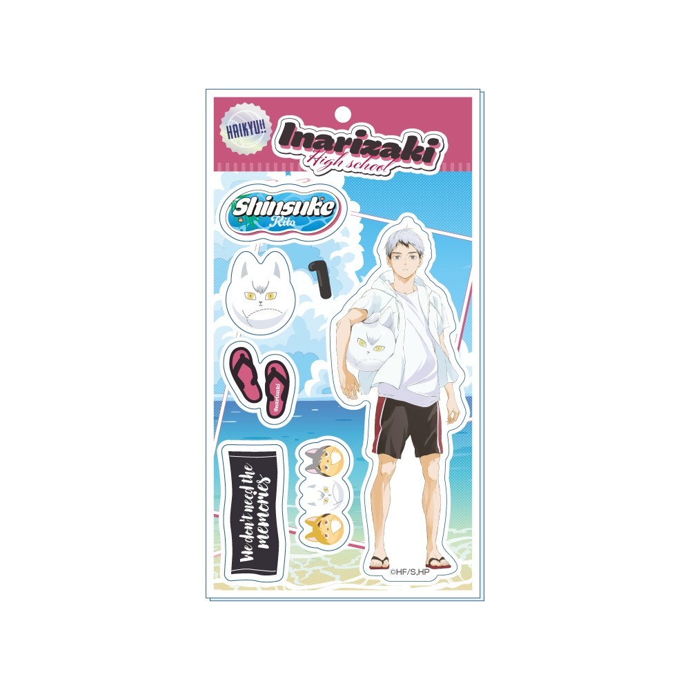 Toho Haikyu!! Acrylic Sticker Beach Ball Ver. Shinsuke Kita (Anime Toy) 图片 2