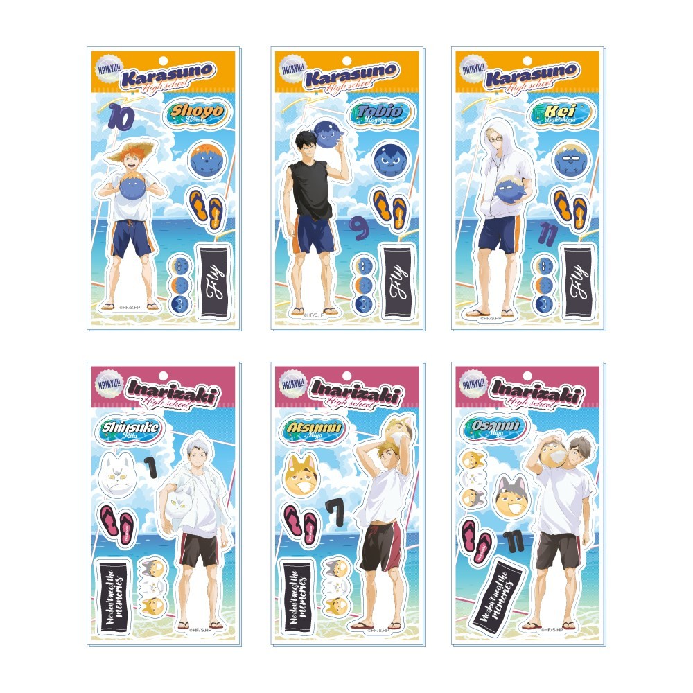 Toho Haikyu!! Acrylic Sticker Beach Ball Ver. Shinsuke Kita (Anime Toy) 图片 3